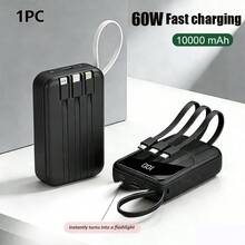 GAWFOLK 粉色 10000mAh 磁吸式无线充电宝，内置 3 根快充线及 LCD 显示屏 | 22.5W 便携式充电器，适用于 16/15/14/13 及安卓手机 | 时尚粉色，配有挂绳，是情人节礼物、旅行、徒步及日常通勤的完美之选 | 可靠的应急备用电源及便携式充电器（粉色充电宝），旅行必备好礼 - 彩色 - 查看 12