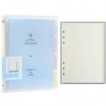 Cuaderno de alta calidad con espiral de plástico tamaño B5, bloc de notas con hojas sueltas A4 para papelería de estudiante - computadora portátil - Ver 38