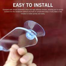 2pcs Car Windshield Toll Pass Holder Clips, Acrylic Card Clips With Strong Suction Cup, Fit Most Toll Passes - 2-piece Set - View 5