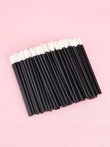 100-Piece Bottle Convenient Disposable Lip Stick, Lip Brush, Lipstick And Gloss Applicator Lint-Free Cosmetic Brush Beauty Tool - Multicolor - View 6