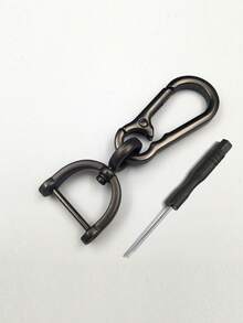 Llavero de metal para coche, llavero de aleación de metal duradero adecuado para llaves de coche - Diseño minimalista, anillo , llavero duradero y de moda ideal para hombres y entusiastas del automóvil - Idea de regalo perfecta, llavero de coche, organizador de llaves, accesorio elegante, superficie pulida - Multicolor - Ver 15