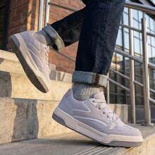 Elden Men's Casual Street Skate Original Comfortable Streetwear Sneakers ED1734 - 灰色 - 查看 3
