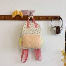 1 Pc Personalized Strawberry Backpack Add Schoolbag Gift Stroller Bag Back To School Gift Cute Back To School - Pink - View 4