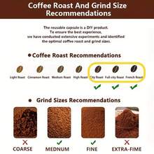 1pc Reusable Stainless Steel Vertuo Coffee Capsule With Lid & Tool, Compatible With Vertuo Next/Pop/Plus Coffee Machines, Capacity 80/150/230ml - Silver - View 3