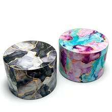 1pc 4-Layer Zinc Alloy Spice Grinder, 50mm - Ideal For Kitchen And Gifts, Spice Grinder - Multicolor - View 1