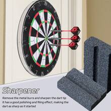 10/4件套V形磨刀石，飞镖磨刀器，易于抛光和去毛刺，持久锋利，飞镖配件 - 彩色 - 查看 5