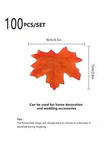 50/150 lá phong nhân tạo, trang trí mùa thu cho nhà cửa, đám cưới, nhà hàng, phòng ngủ, ngày lễ, tiệc sinh nhật, phông nền địa điểm tổ chức đám cưới. - Nhiều màu - Xem 7