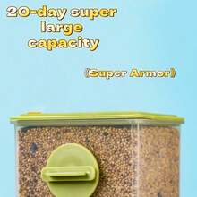 1pc Parrot Automatic Feeder Hull Separator Budgerigar Cockatiel Anti-Spill Hanging Splash-Proof Integrated Feeder Food Box - one-size - View 6