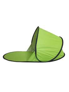 1/2件装多色户外单人帐篷，快速搭建无需组装，银涂层防紫外线面料，防晒、遮阳、防水，单层沙滩帐篷，露营防晒钢丝帐篷，沙滩防晒单层帐篷，适用于露营、海滩、海边、草坪、家庭郊游 - 彩色 - 查看 10