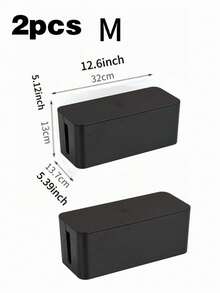 Large Cable Management Box, Hides Power Sockets And Desk Cables - TV/Phone/Computer Cable Organizer Box, Suitable For Home/Office - Multicolor - View 19