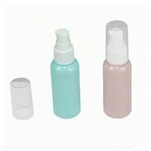 OISE ART STORE Set 4pz Bottiglia Viaggi Vuota 100ml Dispenser A Pompa Per Crema Cosmetici 79381 - - Multicolore - Visualizzare 2