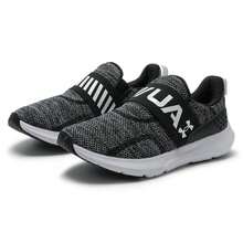 Under Armour Women's Running Shoes UA W Surge 3 Slip: Lightweight, Comfortable, Simple, Casual Shoes 3026507-001 - Black/Gray - View 3