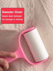 1/3/5片装绒毛滚筒替换装粘毛刷滚筒替换纸，用于去除毛衣灰尘 - 多色 - 查看 8