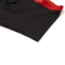 LI-NING Men's Boxer Briefs, Chinese New Year Lucky Red Dragon Print Cotton Underwear with "Daily Fortune" Waistband - 黑色 - 查看 4