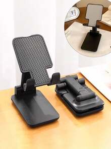 Este suporte de mesa dobrável para celular é perfeito para assistir TV, estudar e trabalhar. É portátil, está disponível em quatro cores e é uma ótima opção de presente de aniversário. - Multicolorido - Ver 16