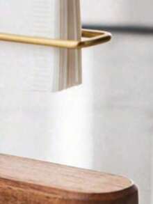 1pc Conical Coffee Filter Holder, Suitable For #1/#2/#4 Filter Papers, Vertical Coffee Filter Rack Made Of Walnut Wood And Brass, Suitable For Pour Over Coffee, Coffee Lover's Gift, Drip Coffee Maker, Espresso Bar, Minimalist Kitchen, Home Brewing - Mocha Brown - View 8