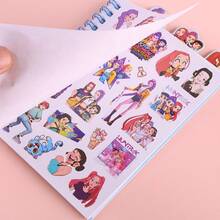 Mattel K-POP Witch Hunting Girl Group 3-In-1 Spiral Notebook, Anime/Internet Celebrity Popular Cartoon Cute Rumi Zoe PET Sticker - Multicolor - View 6