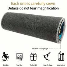 4pcs Moroccan Universal Vintage Car Floor Mats, Suitable For Front & Rear Seat Protection In All Vehicles, Fashionable And Durable Car Accessories, All-Season Car Carpet Floor Mats, Enhance Your Car Interior Decor - 波希米亞 - 查看 9