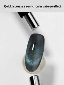 1/2pcs Set, Strong Magnetic Cylinder Cat Eye Magnet, Professional Handheld Nail Art Magnetic Tool, Manicurist & DIY Enthusiast Creative Kit, Unlock Diverse Magnetic Patterns, Long-Lasting High-Definition Cat Eye Effect, Nail Art Shaping Tool - Black - View 5