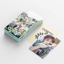 92张双面照片卡，韩国明星周边LOMO卡，艺人收藏品，粉丝礼物，生日礼物套装 - 彩色 - 查看 4