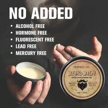 完美链接胡须膏，含檀香油，富含荷荷巴油、蜂蜡、乳木果油、摩洛哥坚果油，不痒不痒。 - PERFECT LINK BEARD BALM - 查看 6