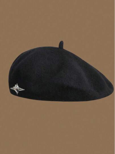 1顶男女通用贝雷帽，情侣款