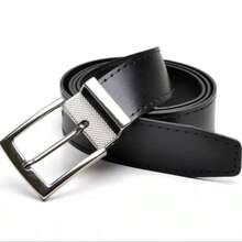 160 Cm Plus Size Double-Sided Synthetic Leather Dress Belt Kit With Metal Buckle - 雙面 - 查看 3