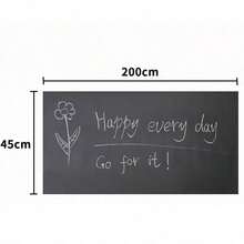 Kids Chalkboard Wall Sticker, Preschool School Training Writing White Board Decal, Office Teaching Green Board Sticker - Rectangle - View 3