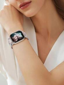 Braided Stretchy Solo Loop Compatible With Apple Watch Band Ultra 49mm 45mm 44mm 46mm 42mm 41mm 40mm 38mm Men Women, Soft Nylon Elastic Braided Wristbands Bands Strap Replacement Compatible With IWatch Ultra 2 3, Series 11/10/9/8/7/6/5/4/3/2/1 SE As A Gift For Students Returning To School - Multicolor - View 8