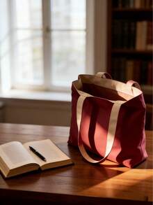 Gucci 1PC Double-Sided Design Women's Canvas Cosmetic Bag, Rose Pink Or White, Large Capacity Dual-Purpose Makeup Pouch For Daily Use, Fashion Elegant , Cosmetic Bag - Multicolor - View 3