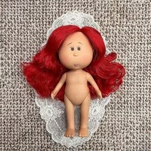 米娅西班牙土豆娃娃陶瓷摆件 DIY 娃娃可爱娃娃空白素体娃娃，适合女孩，节日和生日礼物送给家人和朋友 - 彩色 - 查看 13