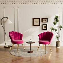 Wohnzimmerstühle - Dunkelrosa - Übersicht 2