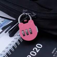 Mini Combination Lock, Portable Travel Security Lock With Resettable 3-Digit Combination - Suitable For Luggage, Backpacks, Gym Lockers, Tool Boxes - Combination Lock - View 4