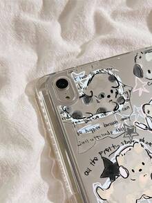 Esta exquisita y adorable funda trasera de cristal acrílico con diseño de gato de dibujos animados y estrella es adecuada para los iPads de 7a, 8a (10.2 pulgadas) y 10a generación. Es resistente a los golpes y duradera, con una ranura incorporada para el lápiz, compatible con la función de suspender/activar y múltiples modos de soporte plegable, lo que la convierte en un regalo ideal para las vacaciones. - Multicolor - Ver 5