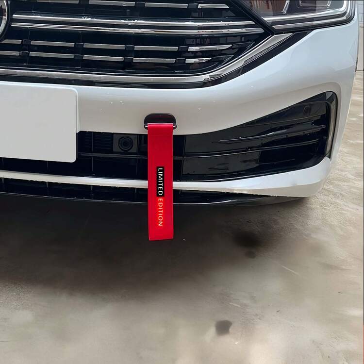 限量版汽车保险杠装饰拖车带，个性化汽车装饰丝带，高美观度汽车装饰胶带，汽车外饰配件，汽车装饰条，车身改装贴纸，通用经济版，适用于大多数车型，节日馈赠亲朋好友的绝佳礼物 - 限量款 - 查看 2