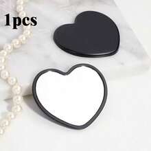 1/3/6/10/20/30/50个装心形便携式口袋镜,现代简约设计,高清画质,迷你化妆镜,学生宿舍适用,女士礼物,粉色-白色-绿色-黑色可选 - A - 查看 30