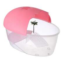 龟箱，爬行动物宠物塑料饲养箱，家用玻璃容器 - 彩色 - 查看 15