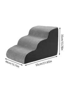 1/2/3/4/5 Steps Pet Stairs, Suitable For Cats And Dogs, Ramp For Bed/Sofa, Non-Slip & Durable, Removable & Washable, Ideal For Injured, Elderly Or Arthritic Pets. Best Selling Product. - Light Grey - View 11