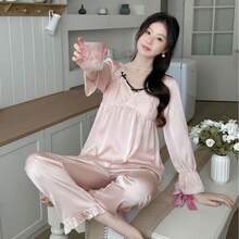 Women Lounge Sets - Rose Pink - View 3