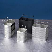 1Pc Stainless Steel Utensil Holder Dish Rack Chopstick Basket Silverware Drying Holder For Dishwasher Utensil Drying Rack - 2 - View 1