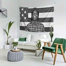 1pc Asap Rocky Wall-Mounted Picture Frame, Home Decoration, Bedroom, Living Room, Dormitory Decoration, Unique Gift Idea - Colorful - View 3