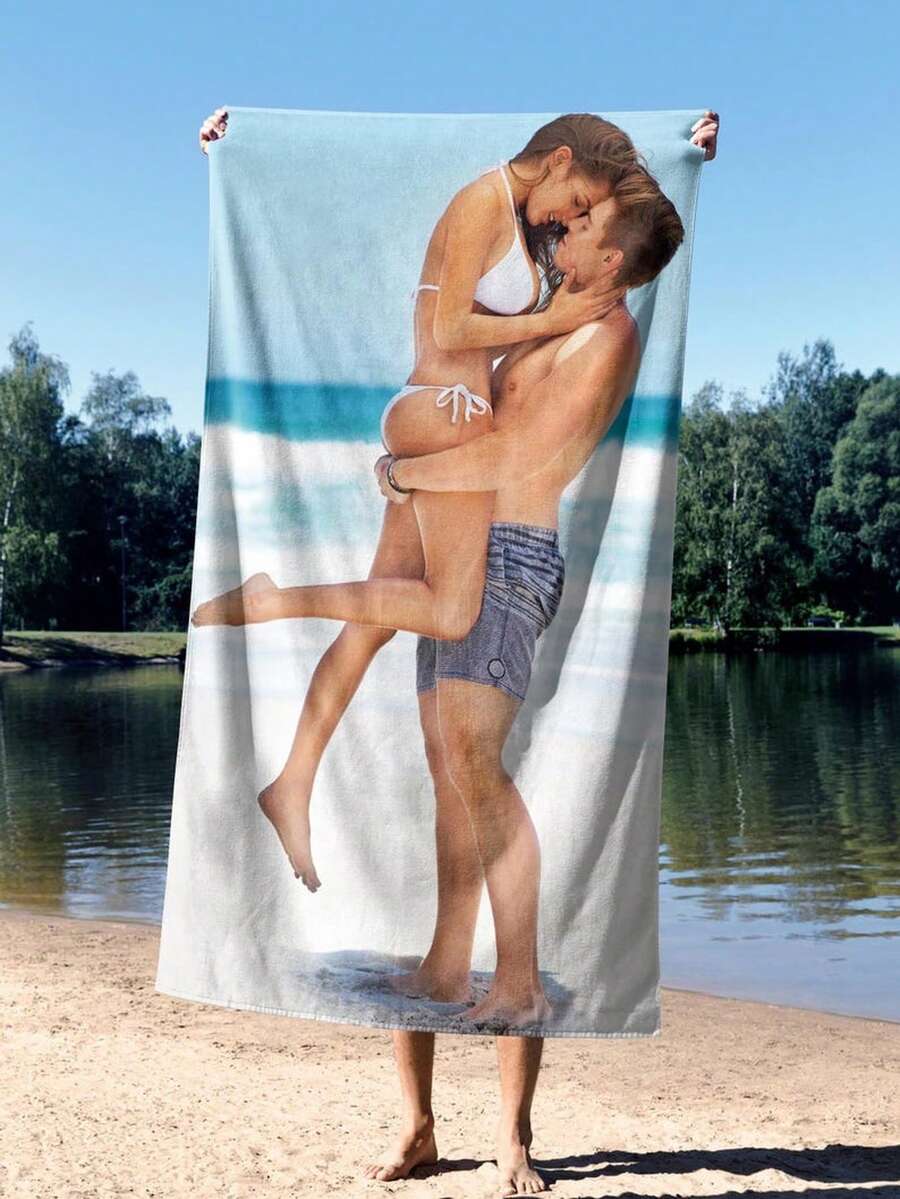 Custom Photo Beach Towel, PerS1onalized Beach Towel Gift, Customized Photo Beach Towel, BrideS1Maid Best Friend Gir1ls TR1ip Gif, Gift For Him312g Beach Towel Suitable For All People, Whether WoM1en Or M1enhighquality AbS1orbent Fabric Suitable For All SeaS1ons,S1oft To The Touch But Built To LastQuickdryingtops Summer VaC1Ation Essential For Beach Pool Daummer H1oliday Must Have - 圖片色 - 查看 1
