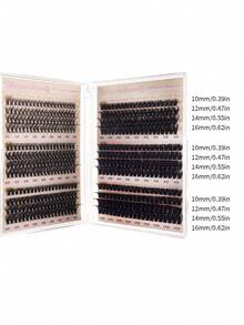480Clusters Individual Cluster Lashes DIY Lash Extension Crossed Wispy Soft Daily Cluster Lashes Thin Band Natural False Eyelashes Lash Clusters, Eyelash Clusters, Individual Eyelashes, Lashes, Fake Lashes - D - View 7