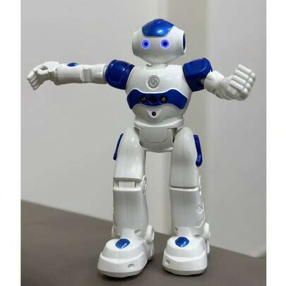 1pc Programmable Robot Toy, Remote Control & Gesture Sensing Robot Toy, Arlo Remote Control Smart Robot With Voice Dialogue, Auto Demo, Science Education, Interactive Walking Singing Dancing Robot, Suitable For 3-12 Years Old Boys And Girls, Great Gift For Birthday, Christmas, Halloween, Easter, Thanksgiving, New Year