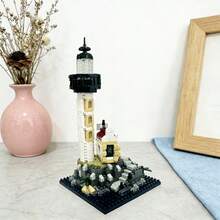 385片英式海滨风景灯塔积木套装，精准颗粒，重现英国海岸的悠闲氛围 - H013 - 查看 3