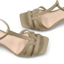 Women's Sandal With Medium Block Heel, Super Comfortable, Modern, Stylish, Chic, Fashionable, New Release, Evangelical/Casual Fashion - 綠色 - 查看 4
