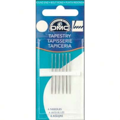 DMC 1767-22 Tapestry Hand Needles 6-Pack Size 22