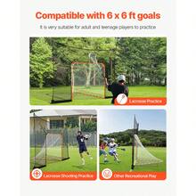 Hockey And Lacrosse Goal Backstop, 12x9 Ft Lacrosse Net With Extended Coverage, Quick Easy Setup Complete Accessories Training Net, Backyard Lacrosse Equipment, For Youth Adult (NET ONLY) - 12x9 Feet-modular/Splice Type - View 6