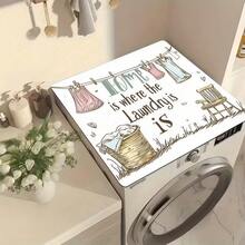 The Top Covers Of The Washing Machine And Dryer, As Well As The Anti-Slip Pads For The Dryer, Are Made Of Soft, Breathable, And Wear-Resistant Functional Fabrics. They Can Protect The Top Of The Washing Machine And Dryer, Resist Dust And Ultraviolet Rays, And Extend The Service Life Of The Appliances. - A - View 7