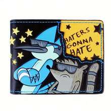 Cartoon Wallet Men's Wallet| Boy's Wallet| "Those Who Hate Will Hate" Embroidery| Ideal Choice For Holiday Gifts - Dễ thương - Xem 5